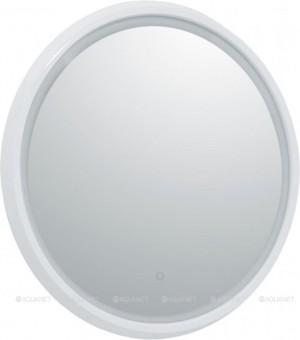Зеркало Aquanet Дакар 80 белый LED 00241820 80*80 см